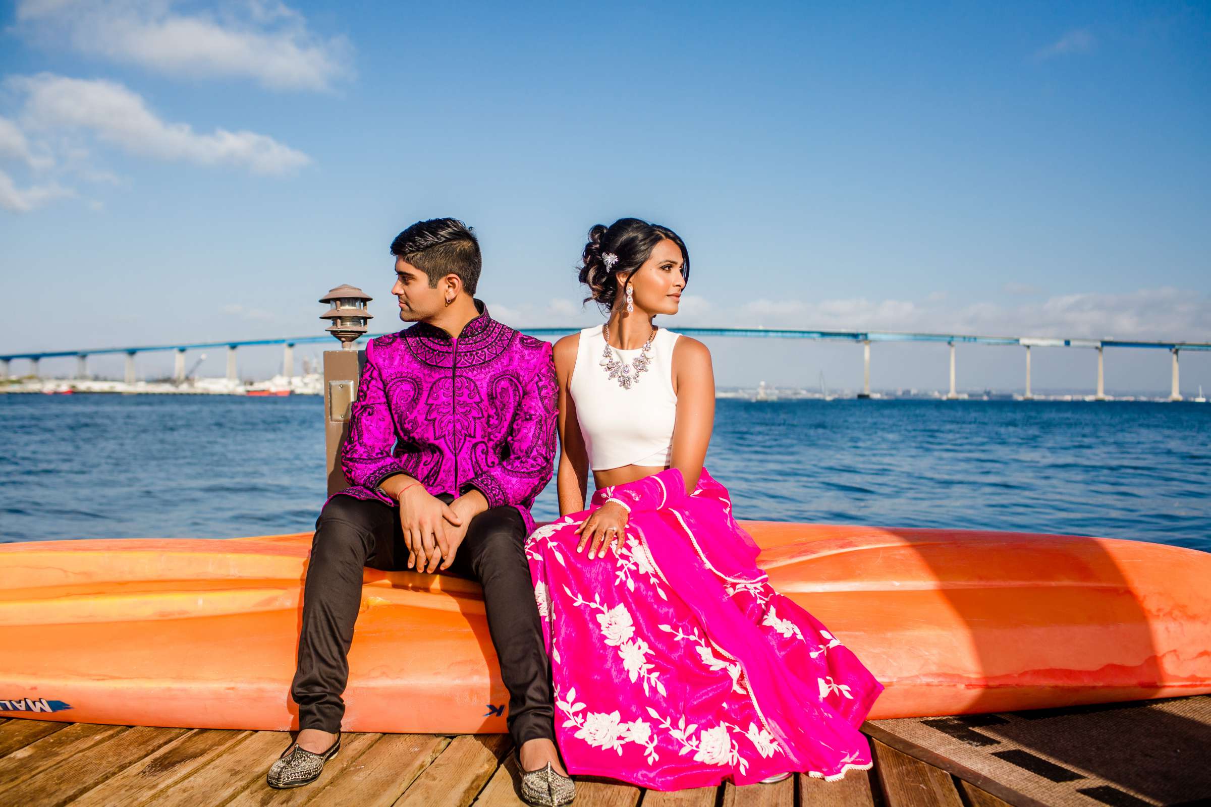 Coronado Island Marriott Resort & Spa Wedding coordinated by A Brides Mafia, Sayali and Rohan Wedding Photo #250570 by True Photography