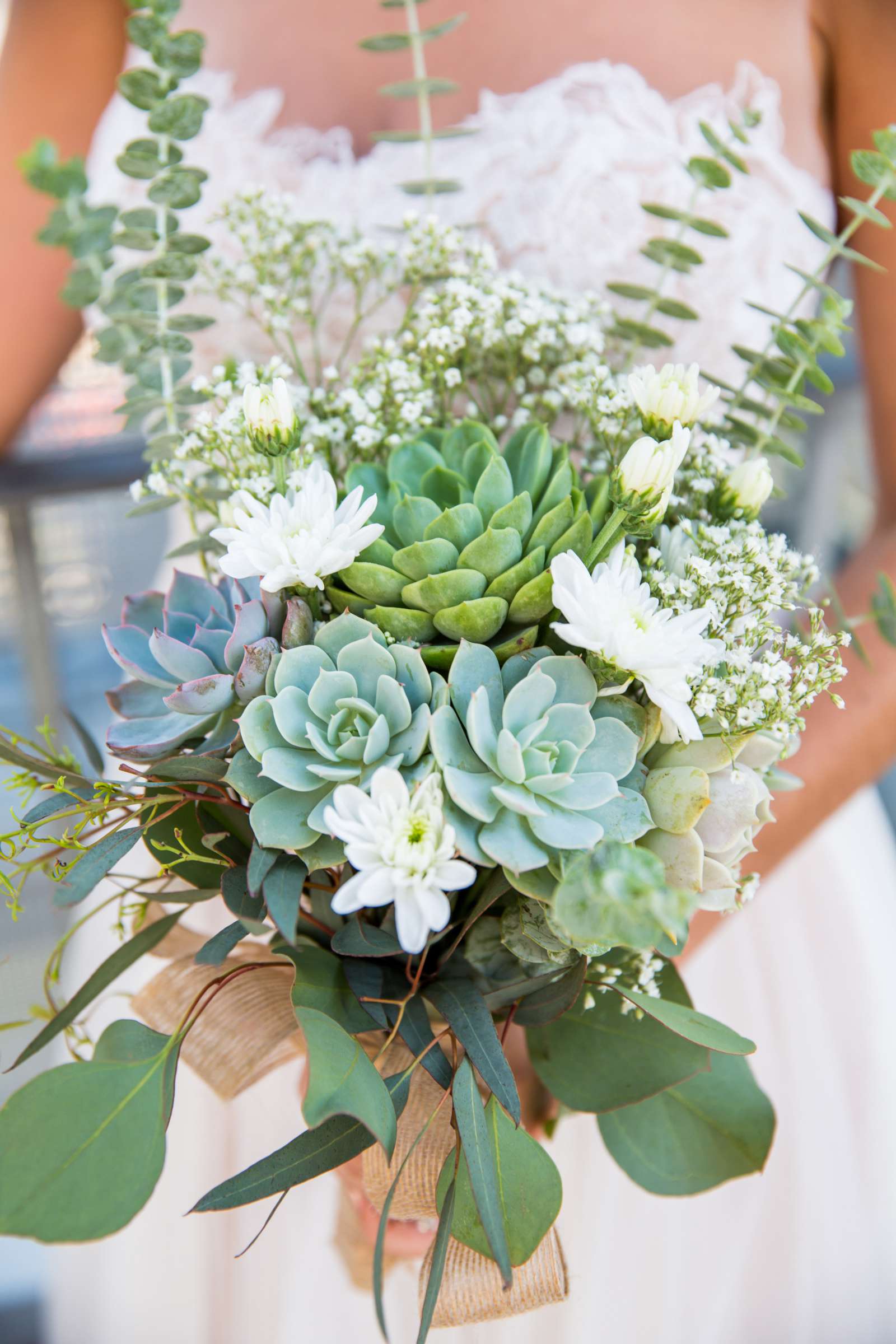Green colors, Bouquet at San Diego Central Library Wedding coordinated by Heather Loree Events, Jaclyn and Polly Wedding Photo #59 by True Photography