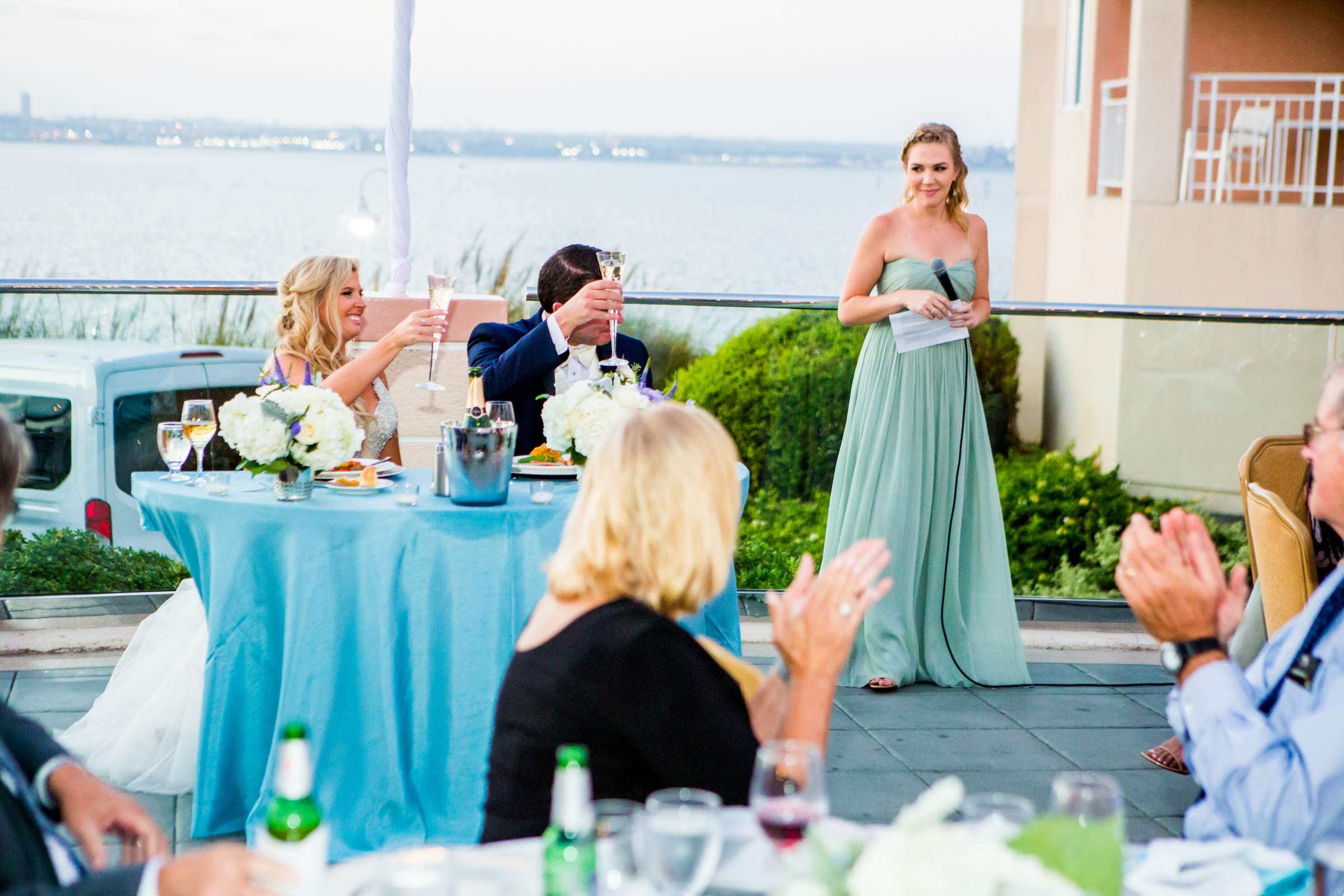 Loews Coronado Bay Resort Wedding coordinated by Betty Blue Events, Alexandra and Joseph Wedding Photo #134 by True Photography