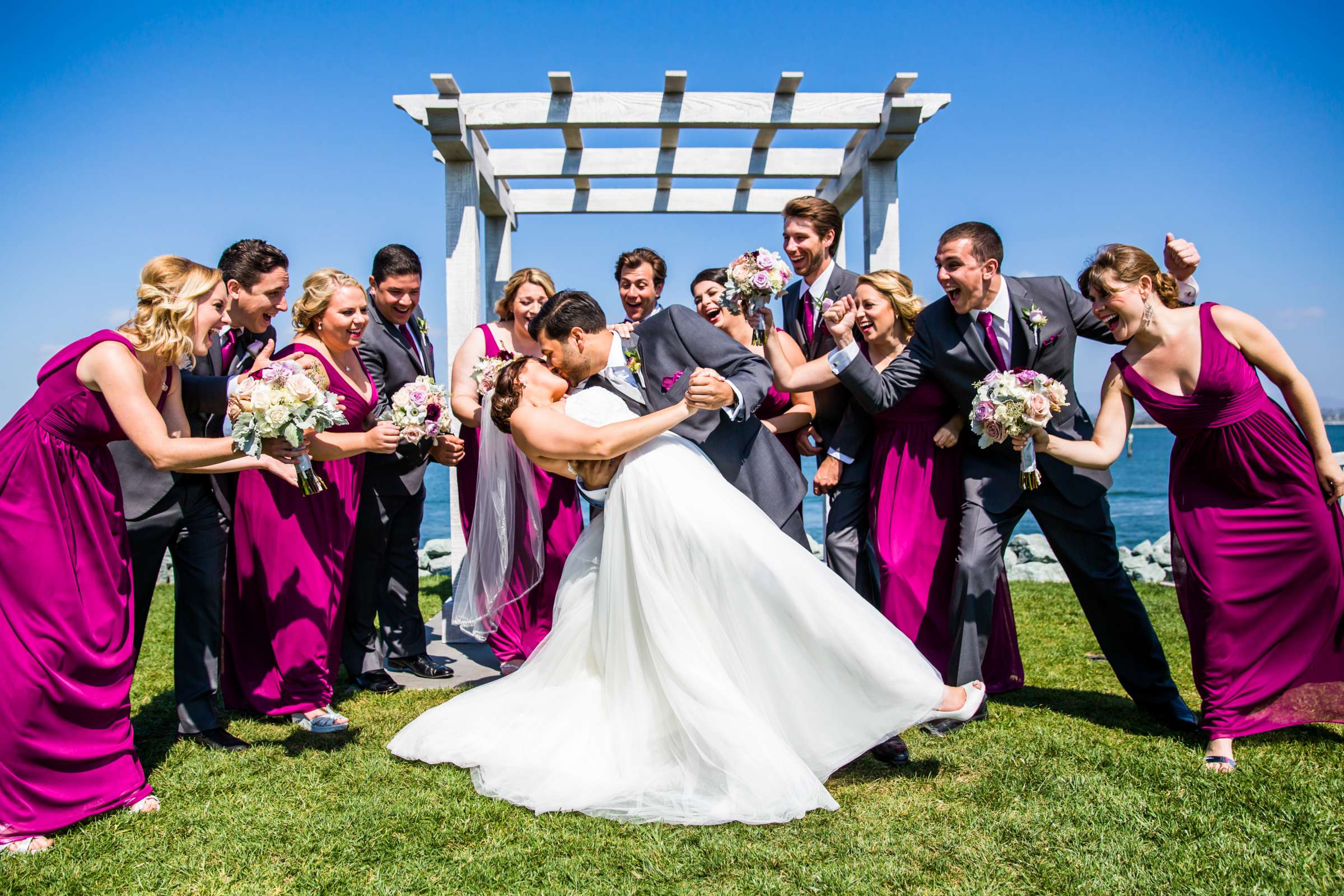 Loews Coronado Bay Resort Wedding coordinated by Thumbprint Weddings & Events, Lee and Daniel Wedding Photo #5 by True Photography