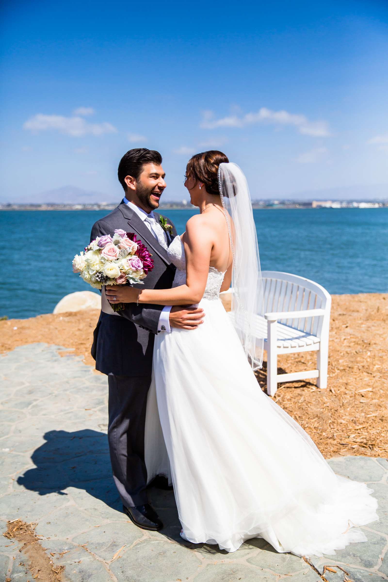 Loews Coronado Bay Resort Wedding coordinated by Thumbprint Weddings & Events, Lee and Daniel Wedding Photo #72 by True Photography