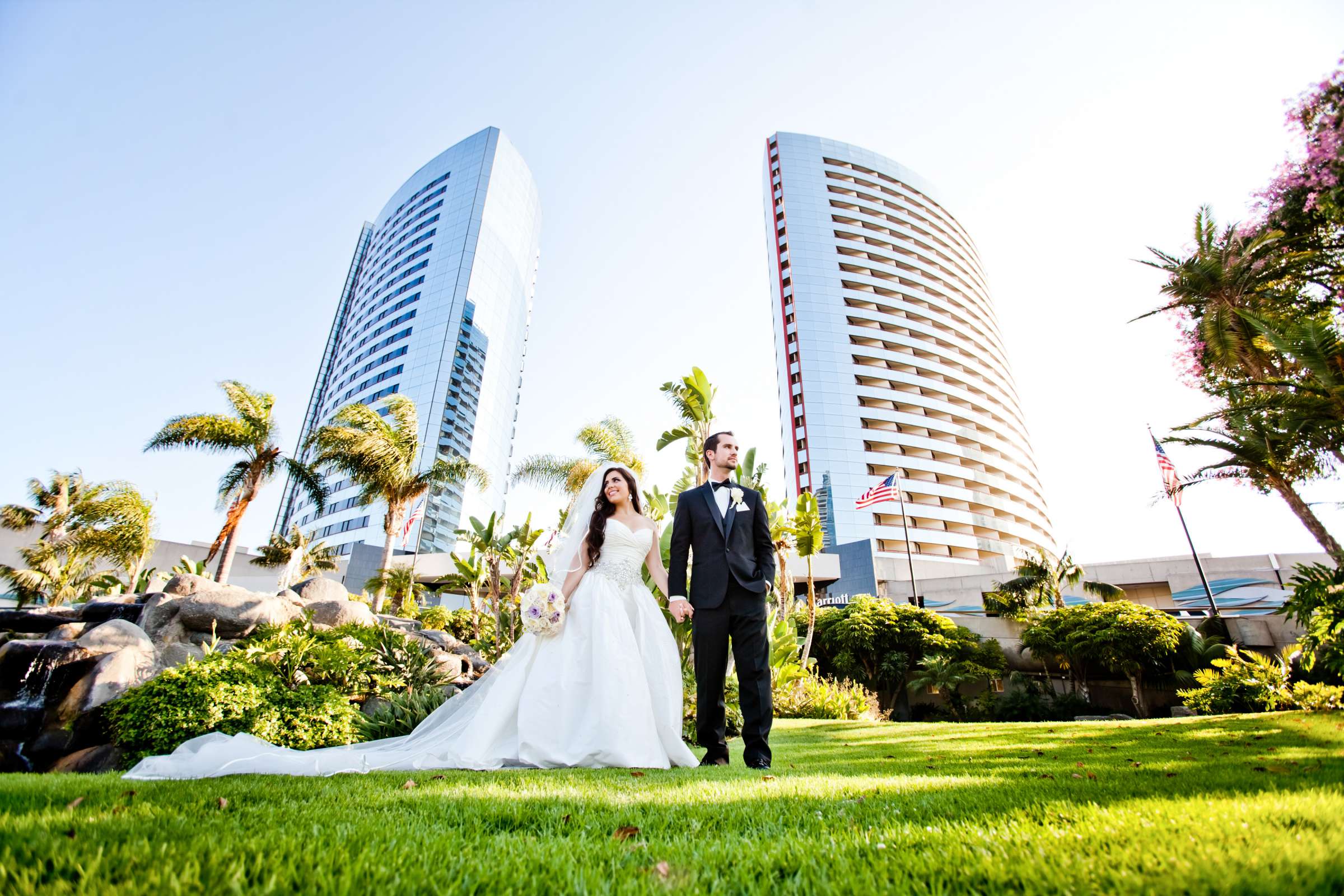 Marriott Marquis San Diego Marina Wedding coordinated by First Comes Love Weddings & Events, Alexandria and John-Patrick Wedding Photo #371036 by True Photography