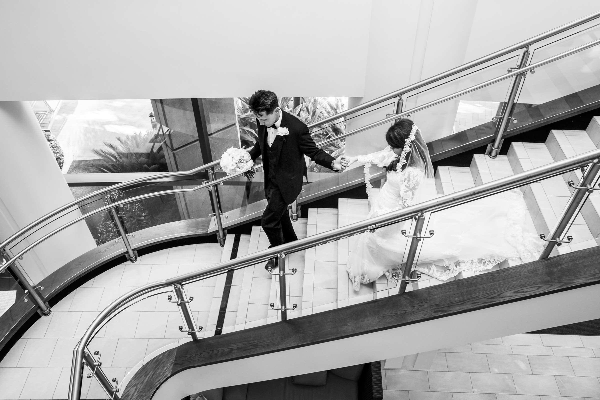 Marriott Marquis San Diego Marina Wedding coordinated by Michelle Elizabeth Events and Design, Minh and Jason Wedding Photo #55 by True Photography