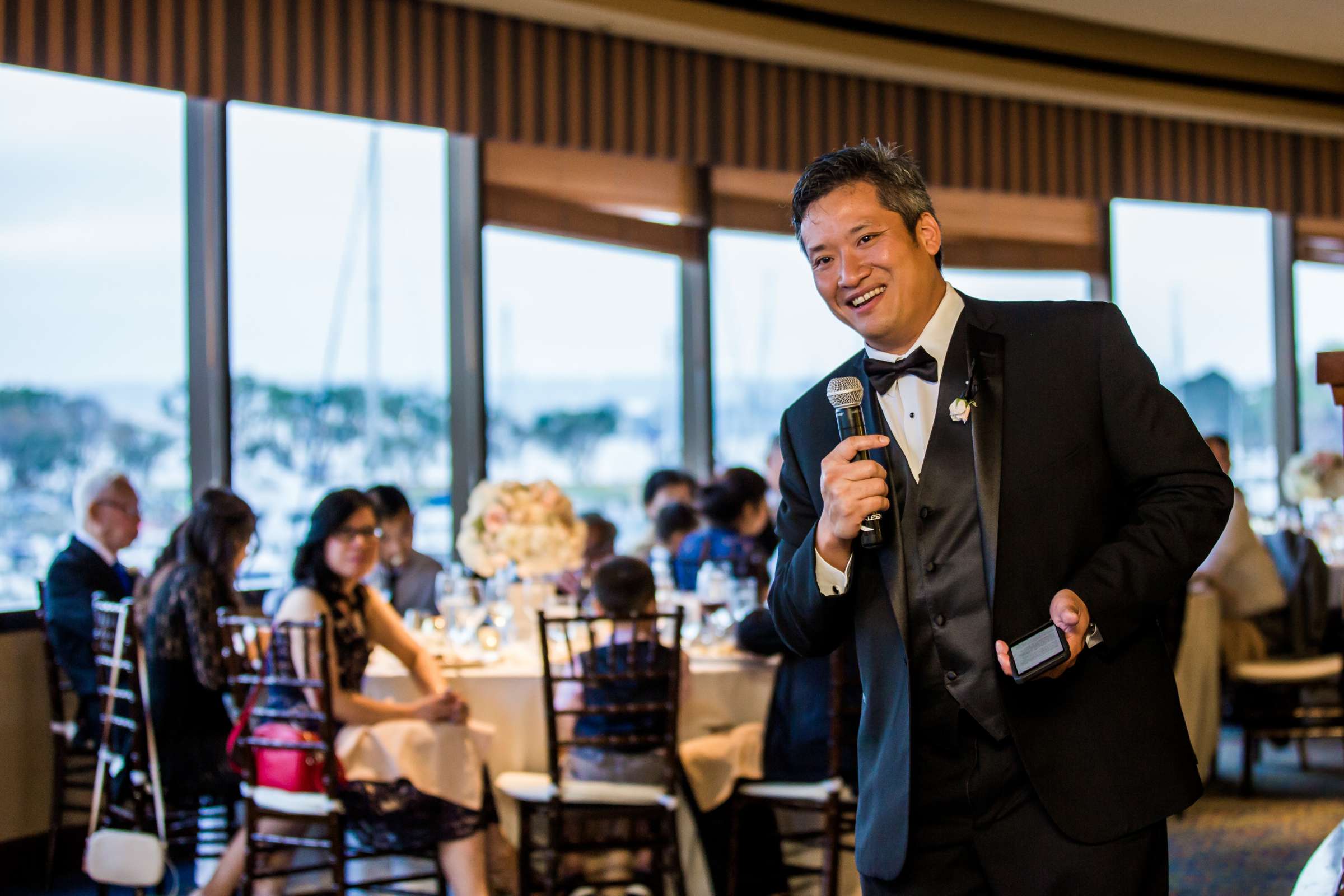 Marriott Marquis San Diego Marina Wedding coordinated by Michelle Elizabeth Events and Design, Minh and Jason Wedding Photo #85 by True Photography