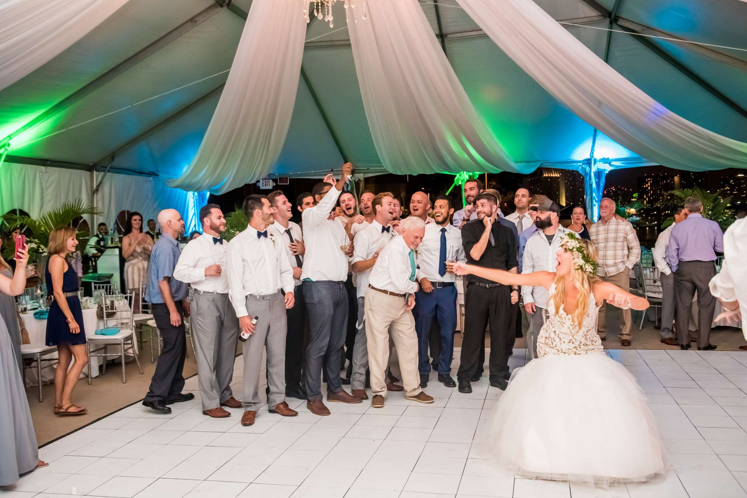 Coronado Island Marriott Resort & Spa Wedding coordinated by Bluestocking Weddings & Events, Ashleigh and Christopher Wedding Photo #127 by True Photography