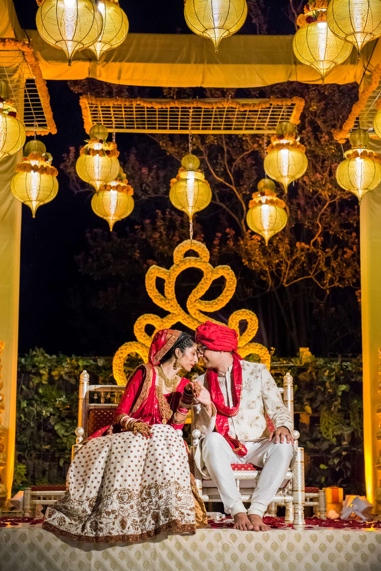 Private Residence Wedding coordinated by Kathy Burk, Amee and Kunal Wedding Photo #41 by True Photography