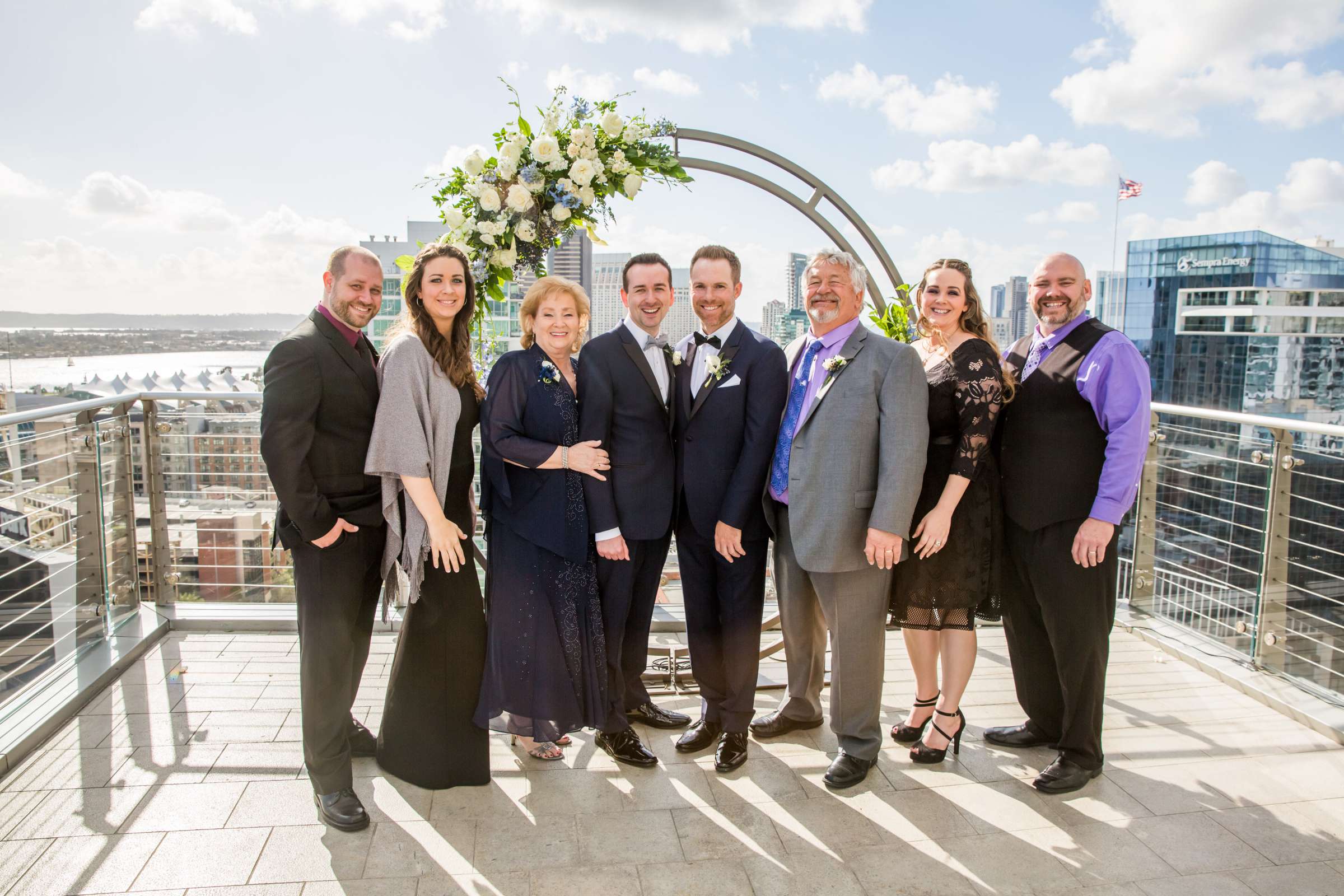 Family Formals at The Ultimate Skybox Wedding, Josh and James Wedding Photo #55 by True Photography