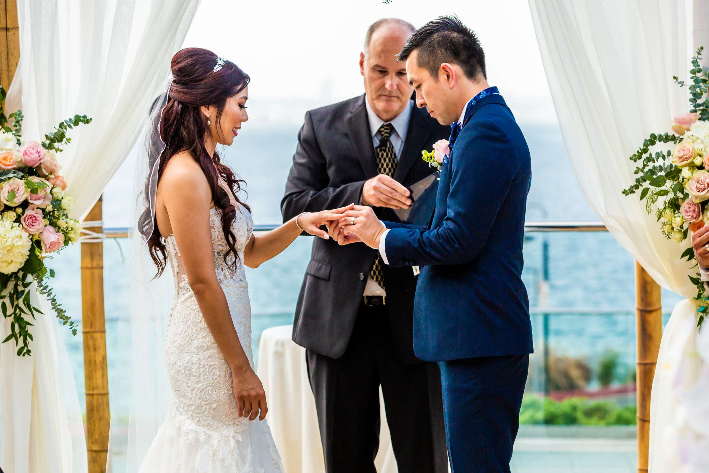 Loews Coronado Bay Resort Wedding coordinated by Aficial Events, Kellyn and Dwight Wedding Photo #491887 by True Photography