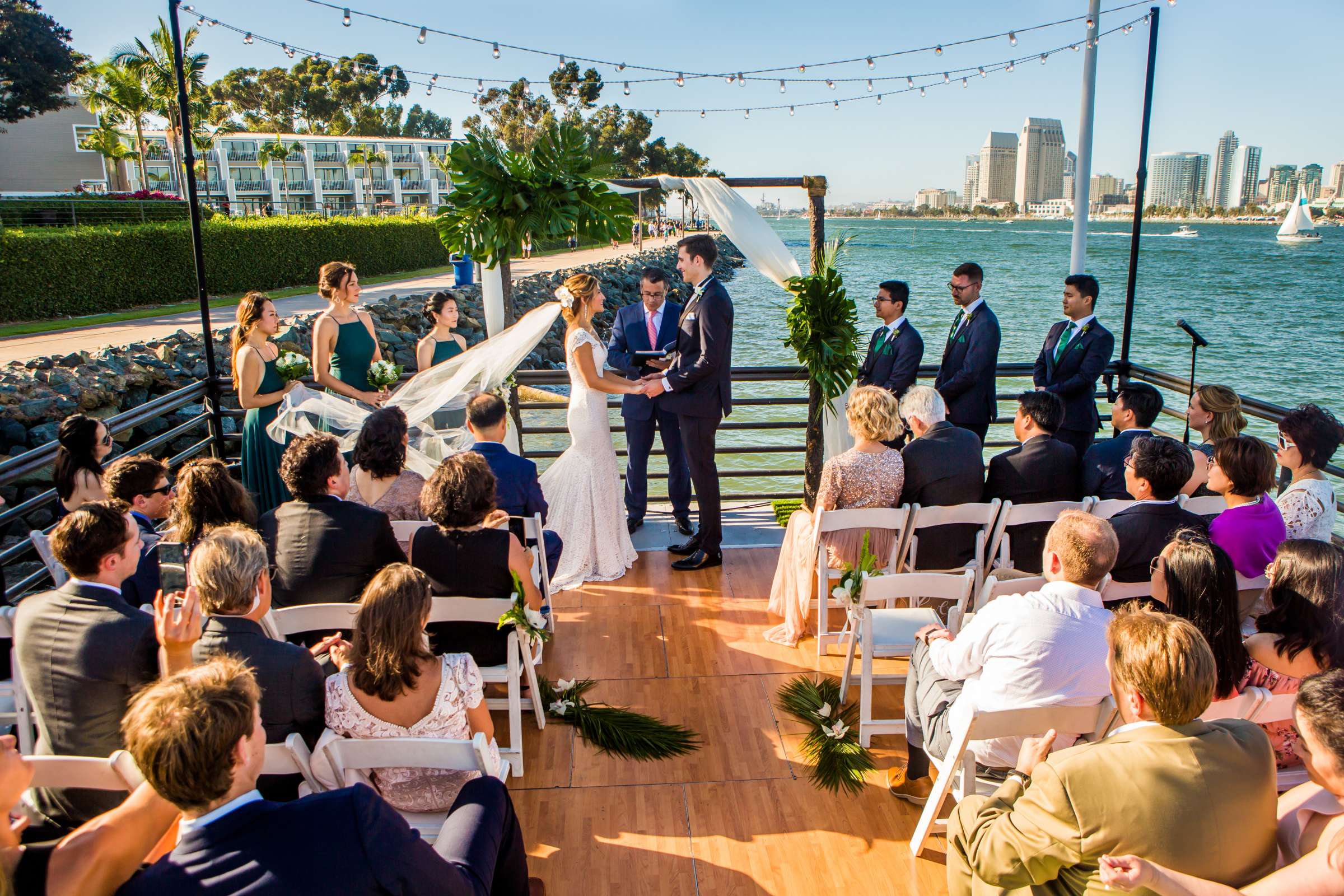 Coronado Island Marriott Resort & Spa Wedding coordinated by April Anderson, Hee won and Bjorn Wedding Photo #53 by True Photography