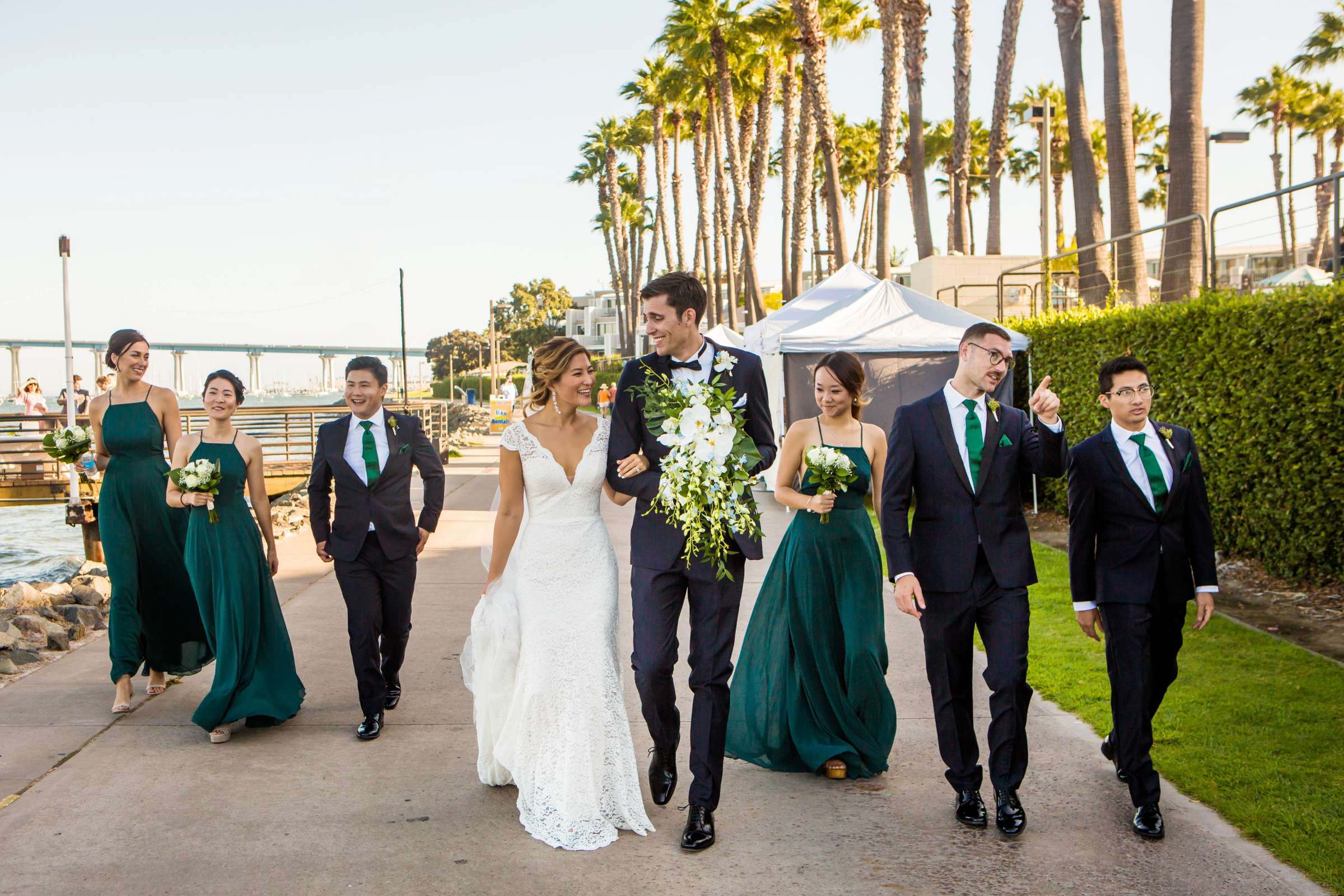 Coronado Island Marriott Resort & Spa Wedding coordinated by April Anderson, Hee won and Bjorn Wedding Photo #8 by True Photography