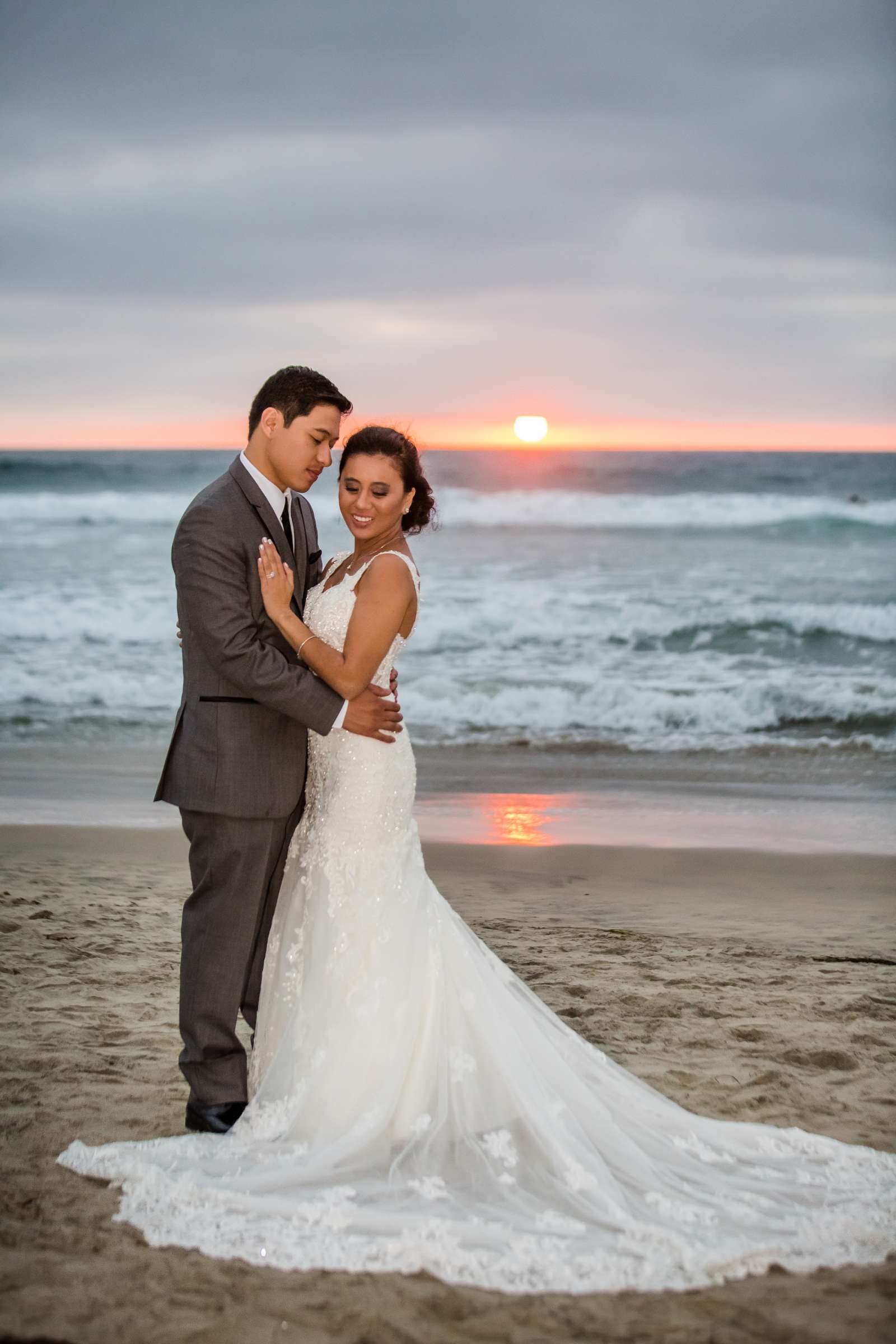 Scripps Seaside Forum Wedding coordinated by Sweet Blossom Weddings, Katrina and Mitchell Wedding Photo #77 by True Photography