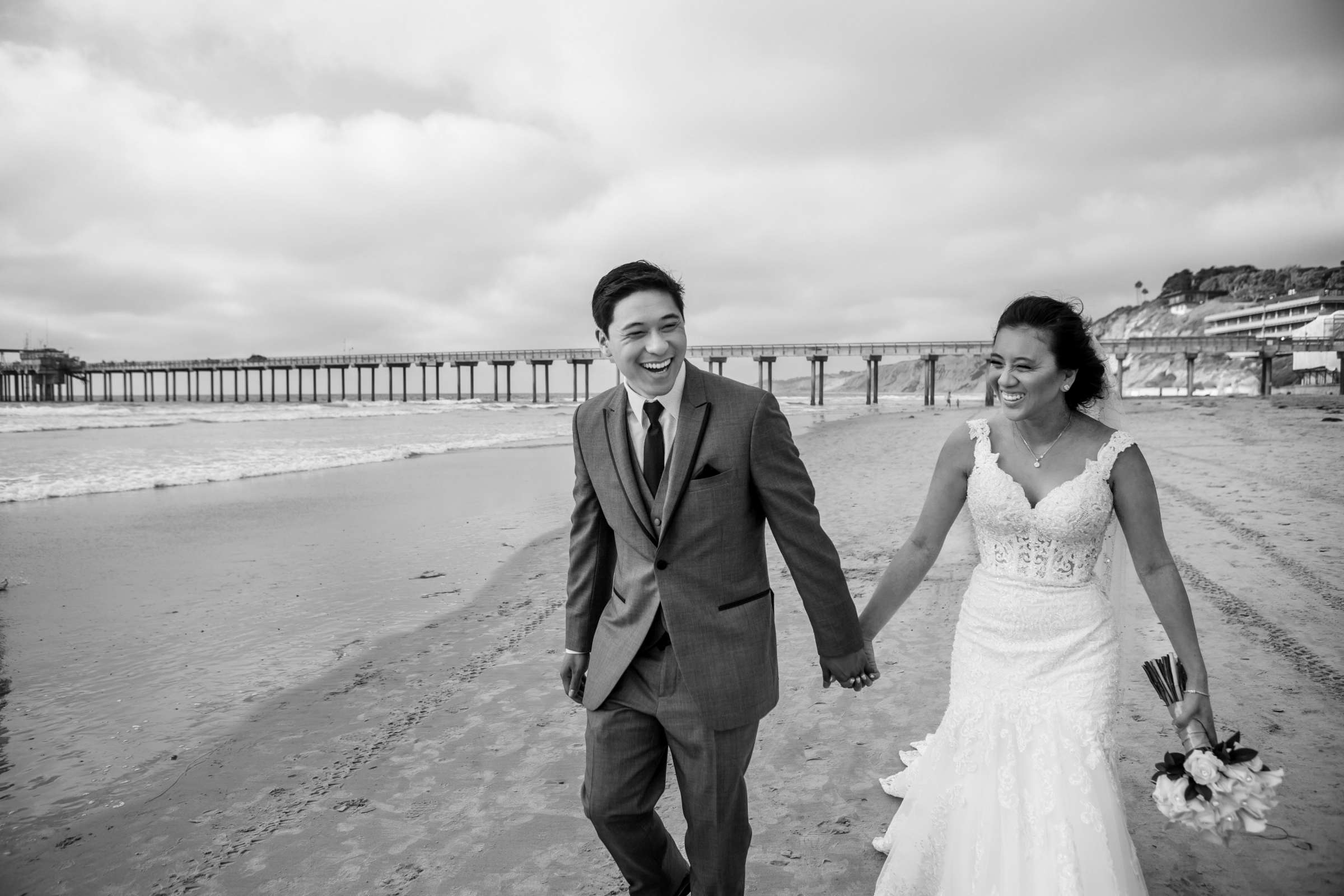 Scripps Seaside Forum Wedding coordinated by Sweet Blossom Weddings, Katrina and Mitchell Wedding Photo #92 by True Photography
