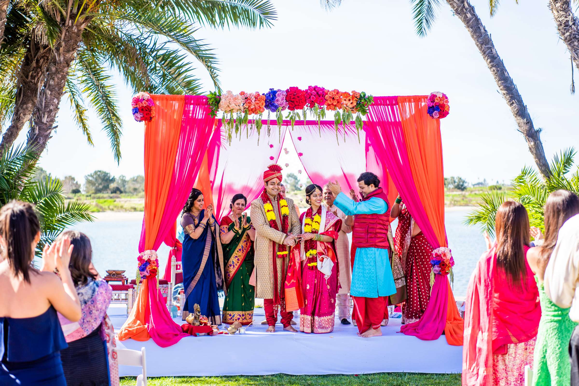 San Diego Mission Bay Resort Wedding coordinated by Sweet Love Designs, Ruchi and Abhijit Wedding Photo #66 by True Photography