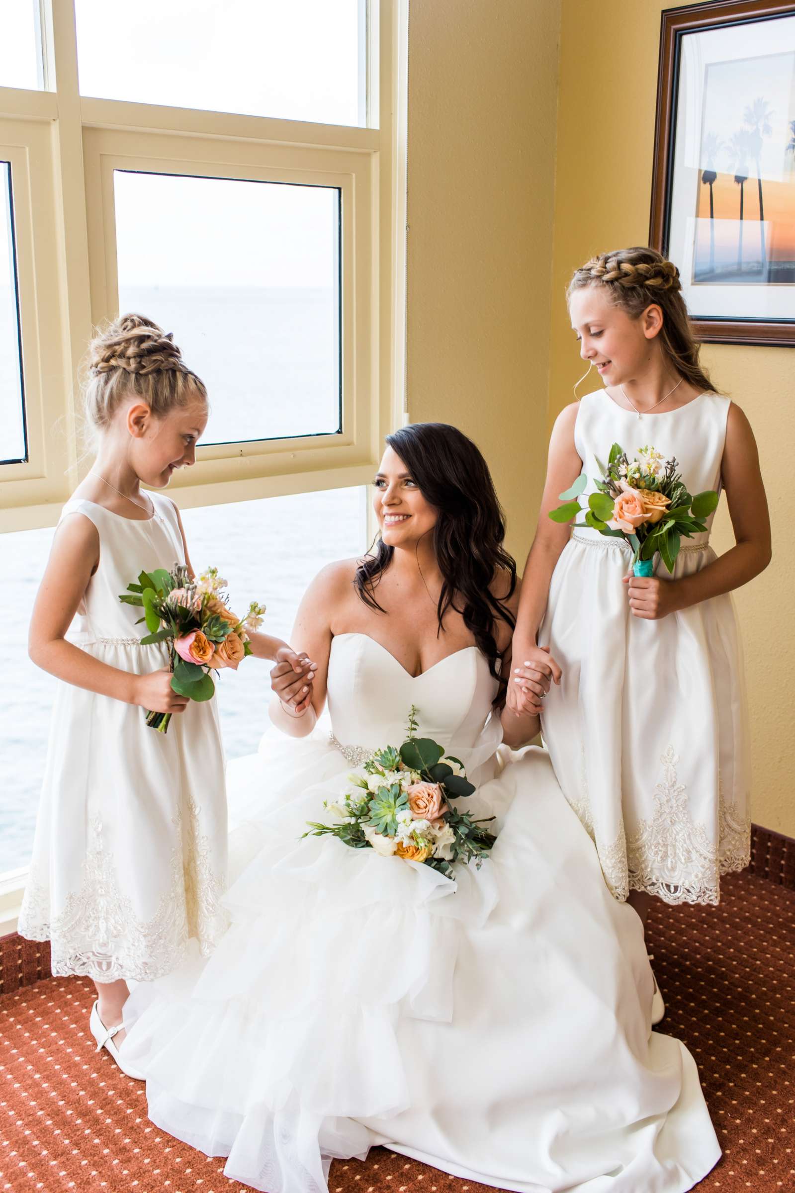 Ocean View Room Wedding coordinated by San Diego Life Events, Jenny and Brad Wedding Photo #63 by True Photography