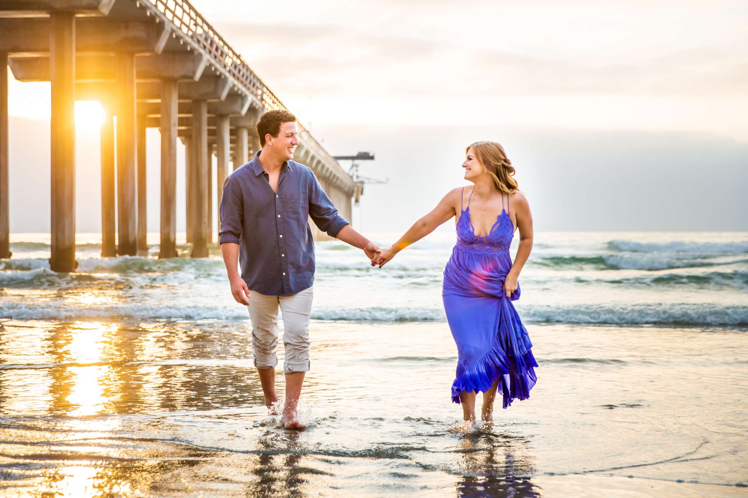 Scripps Seaside Forum Engagement, Maren and Chris Engagement Photo #10 by True Photography