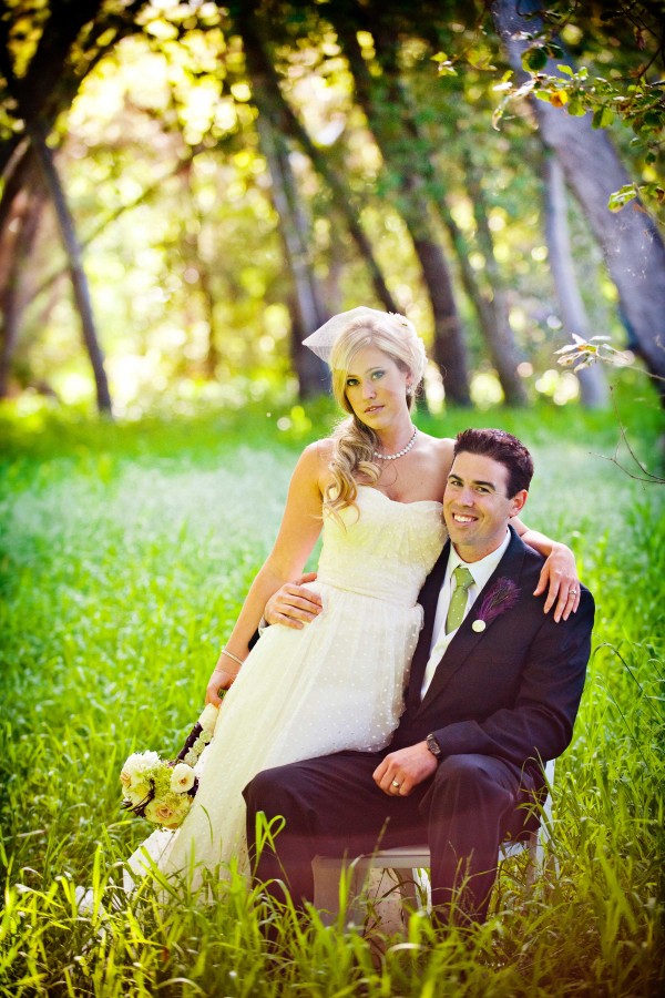 San Diego wedding photographer True Photography bride and groom in nature under the trees 