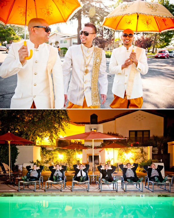 San Diego wedding photography of artistic photos of the groomsmen