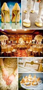 Gold-Wedding-Color-shoes-jewelry-details