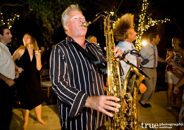 San Diego Wedding DJ with Saxophone-during-wedding-reception