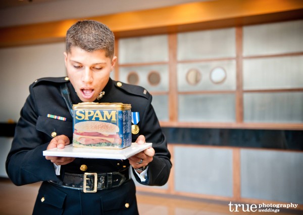 Grooms cake a can a SPAM by Sweet Cheeks Baking Co