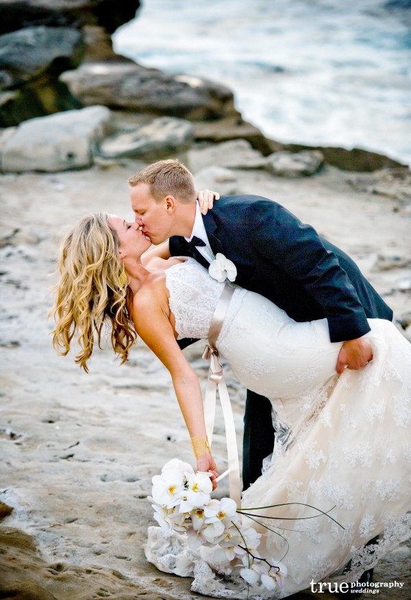 Intimate Beach Wedding with Hair by Revive Salon & Spa