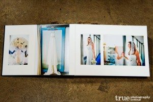 True Photography Wedding Photo Album in San Diego