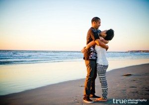 Engagment Photos at Mission Becah by True Photography