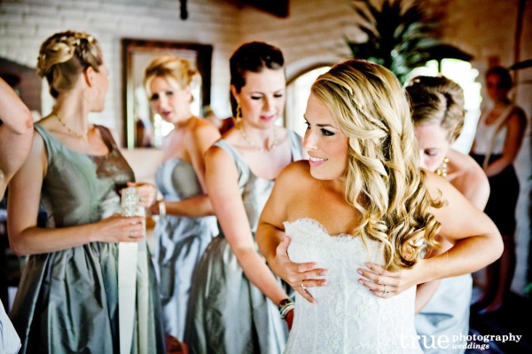 Rancho Valencia Wedding with On Location Hair and Makeup