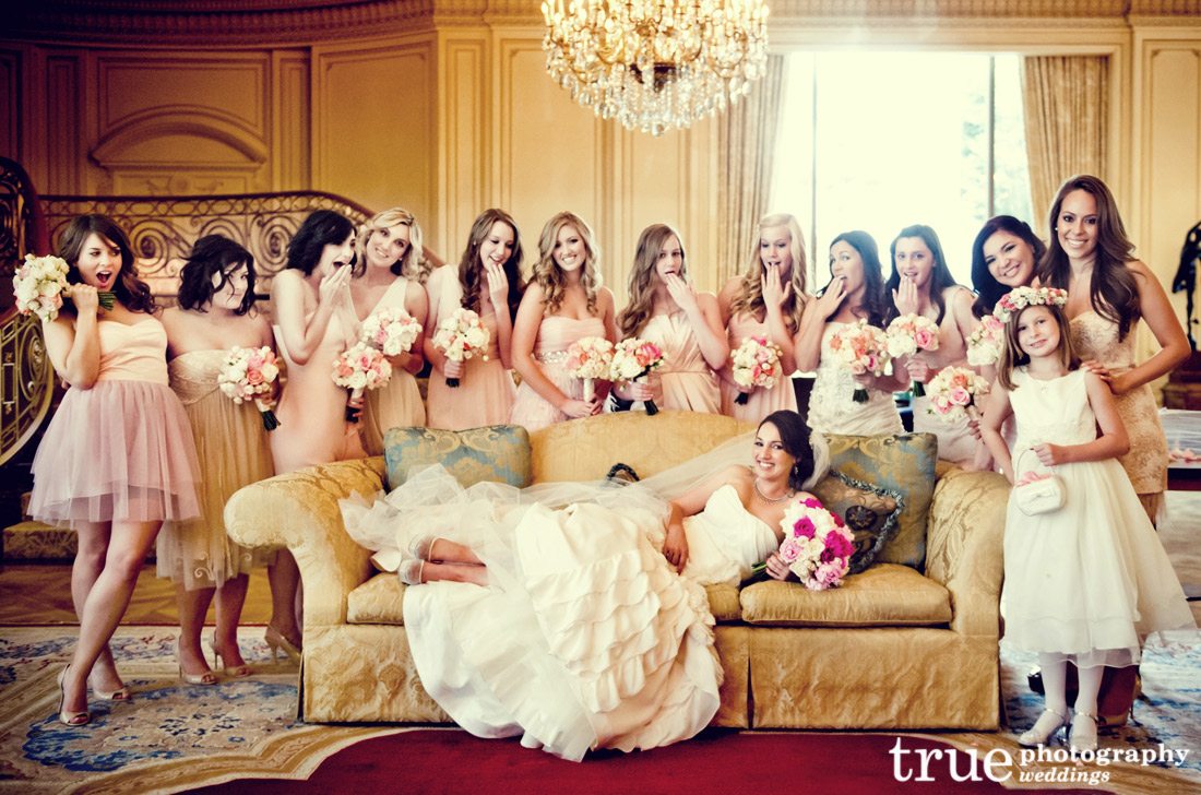 Pink-bridesmaids-dresses