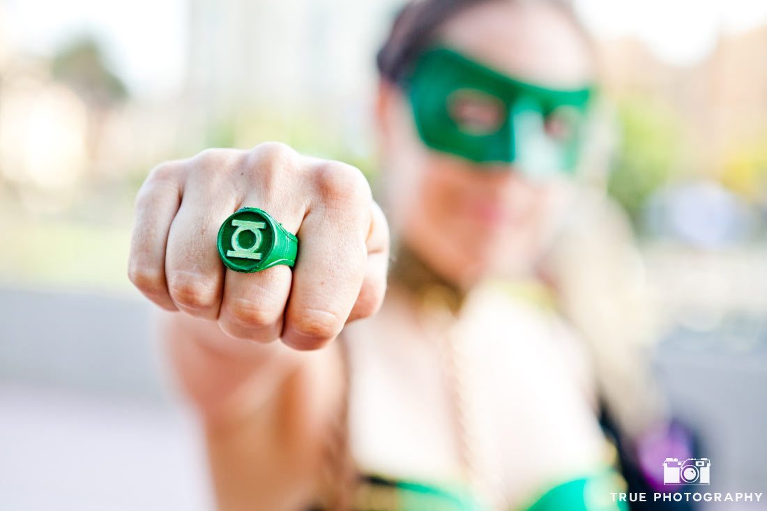 Comic-con 2014 green lantern woman ring close up