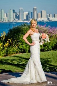 Guess the wedding dress designer of this White Flower Bridal Boutique gown