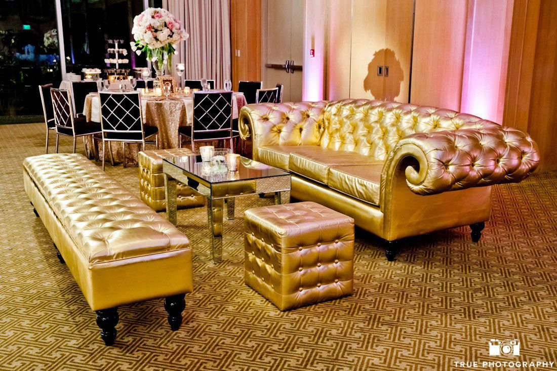 gold furniture