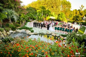 Bird's Eye view of Arbor Terrace Wedding