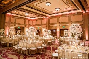 Overall photo of elegant ballroom at Grand Del Mar