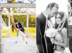 Intimate photos of classy, modern couple at Grand Del Mar