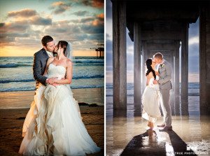 bride and groom portraits at scripps seaside forum
