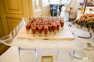 Bloody Mary Shots at Brunch wedding at Westgate Hotel San Diego