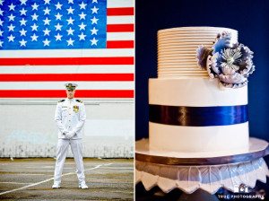 Patriotic Military Wedding Cake