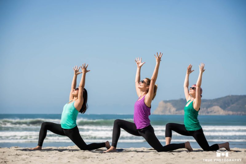 Photography of Yoga Class on the Beach