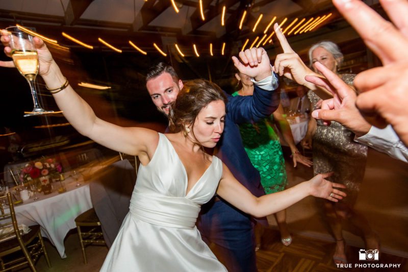 Candid wedding dancing photo