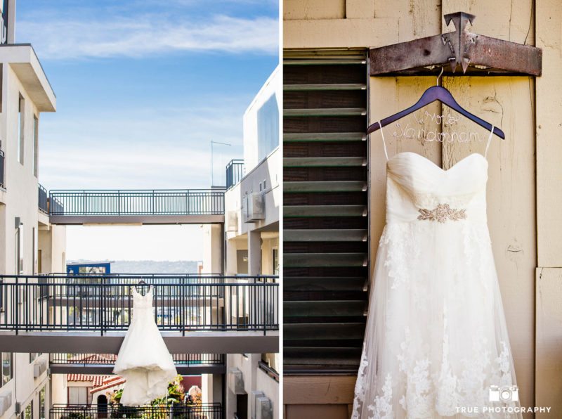Creative Ways to Hang Wedding Dress