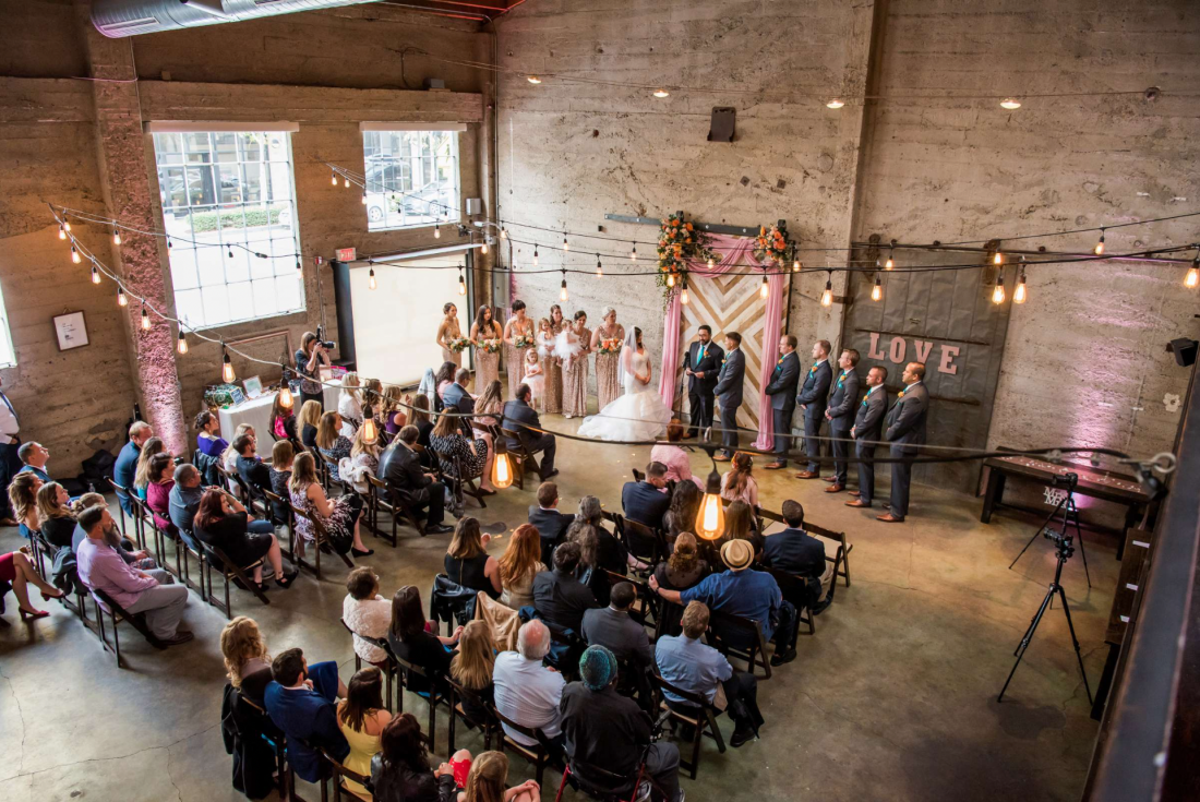 Wedding at Luce Loft San Diego photographed by True Photography