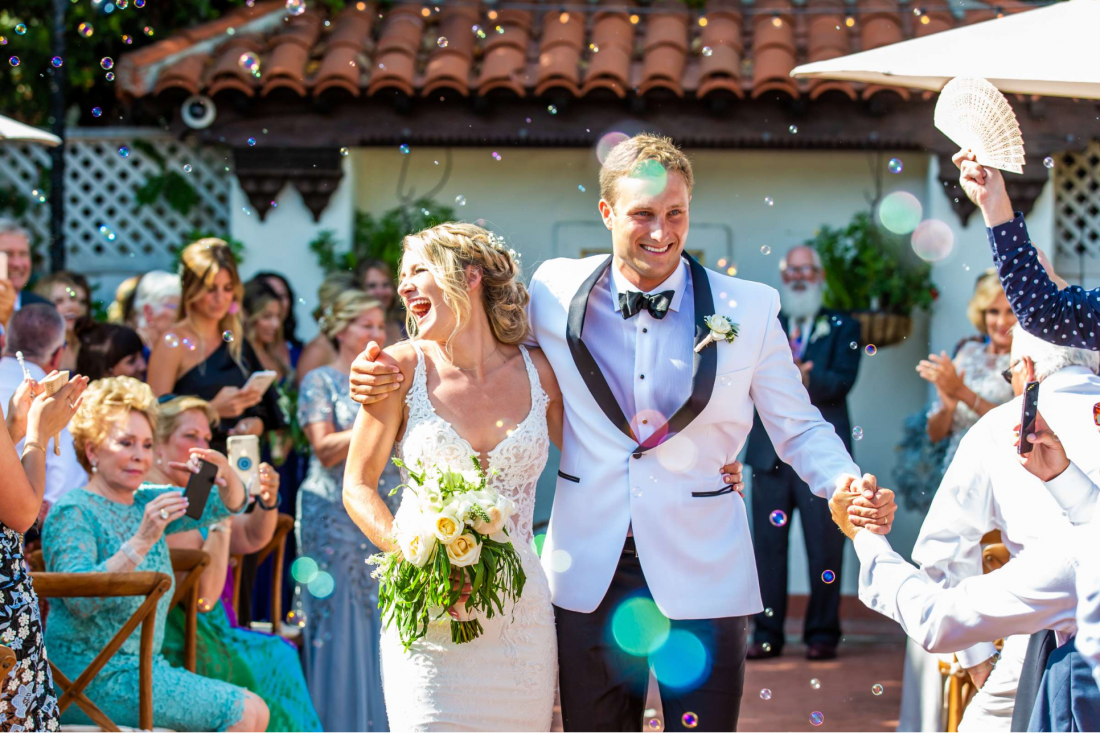 True Photography captures post ceremony excitement at The Darlington House San Diego!