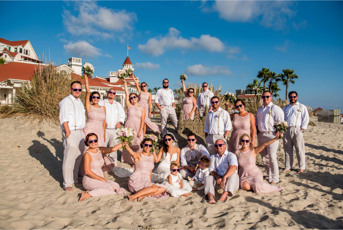 Hotel Del Coronado wedding photographed by True Photography