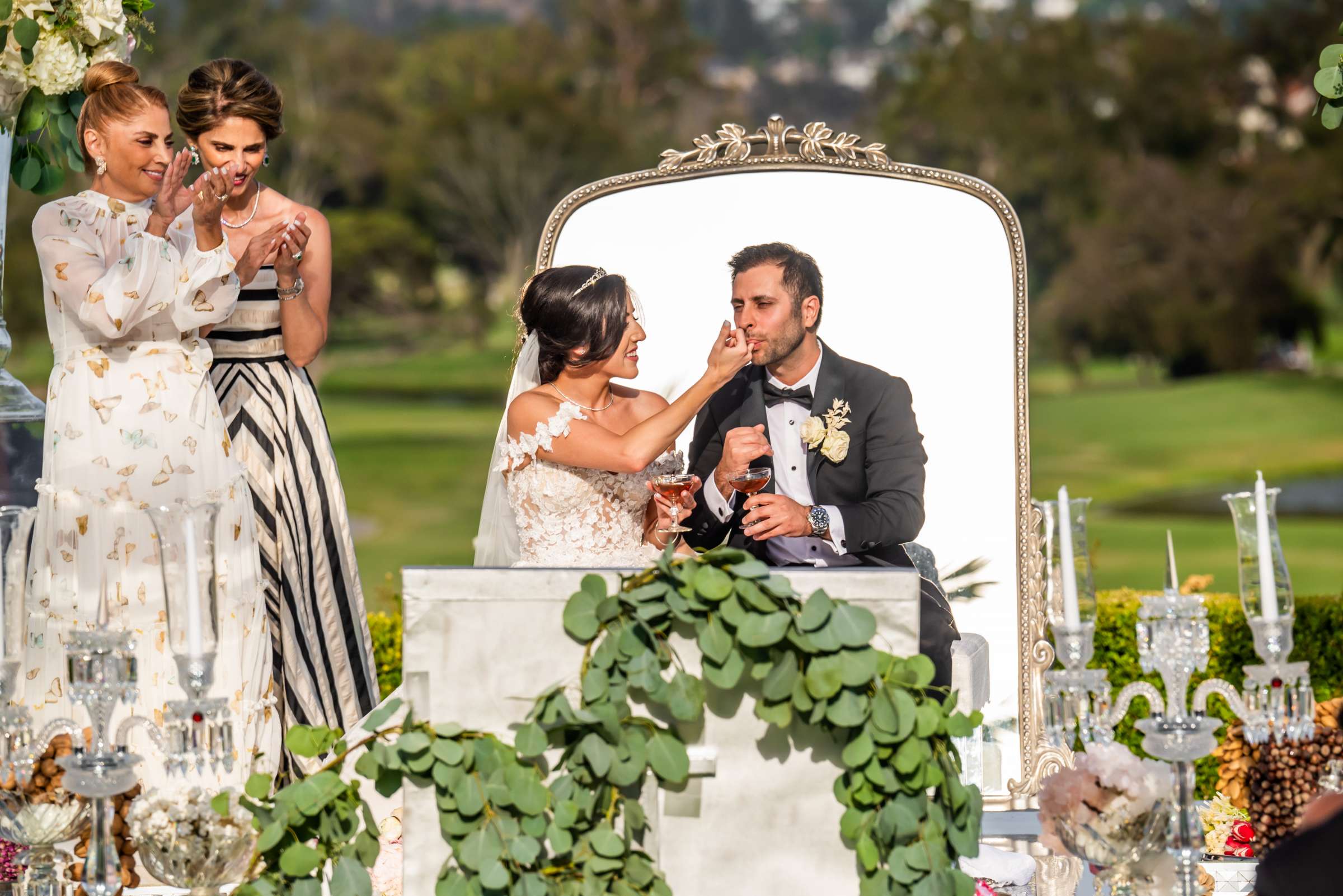 Omni La Costa Resort & Spa Wedding coordinated by Modern La Weddings, Goli and Alireza Wedding Photo #106 by True Photography