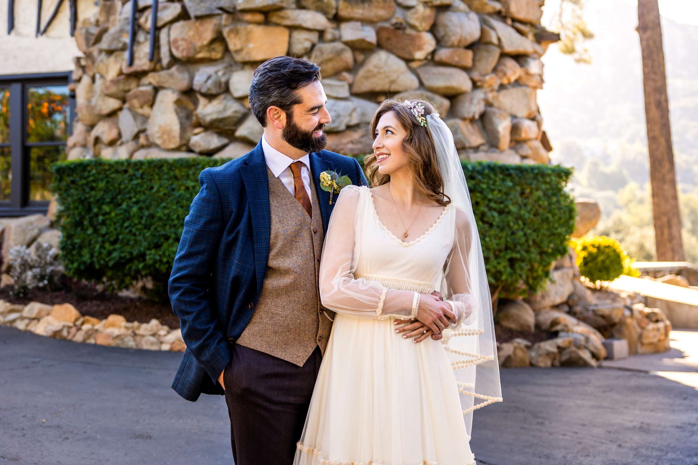 Mt Woodson Castle Wedding coordinated by Personal Touch Dining, Carissa and Justin Wedding Photo #6 by True Photography