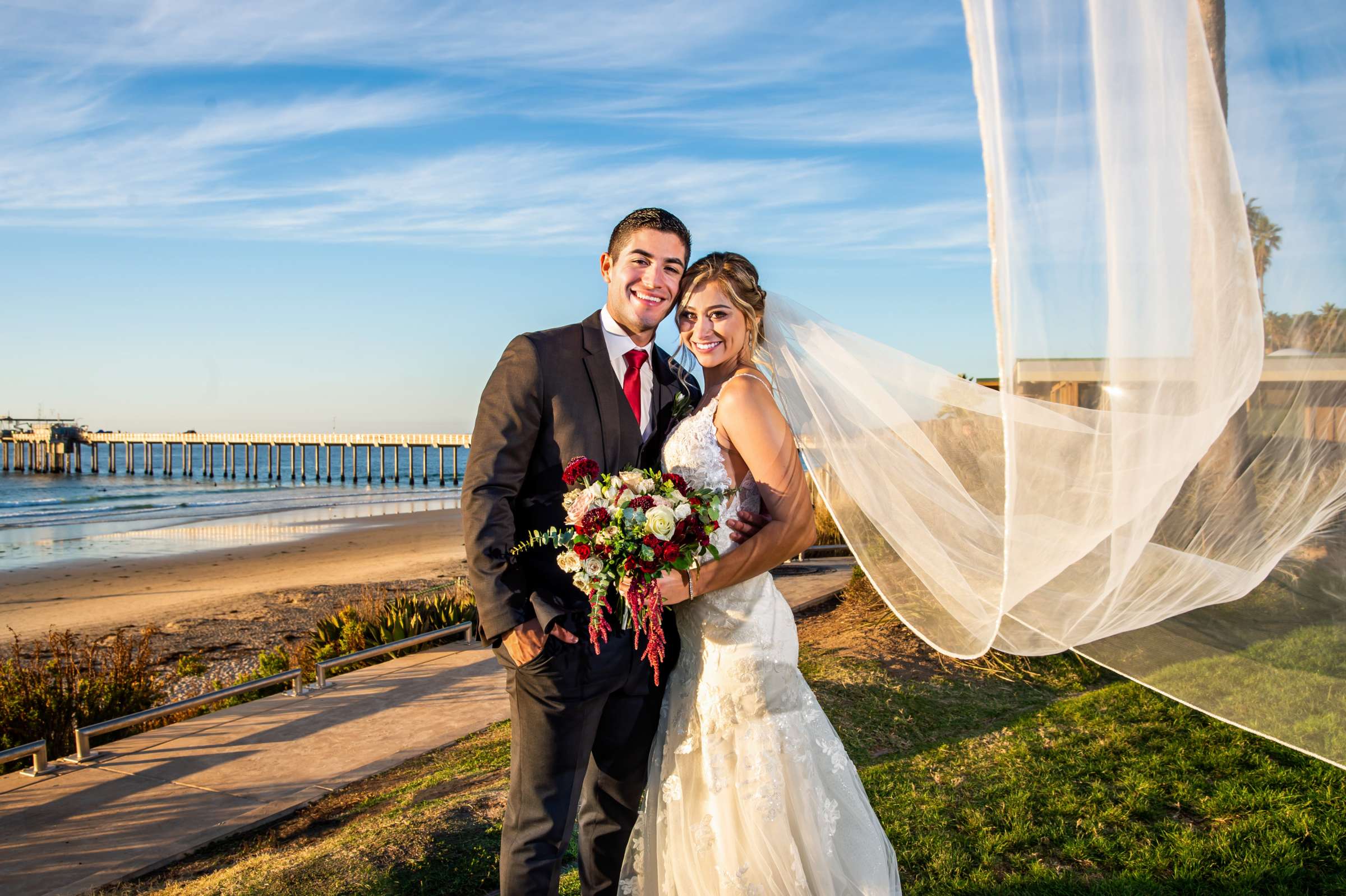 Scripps Seaside Forum Wedding coordinated by The Abbey Catering, Jaclyn and Tyler Wedding Photo #76 by True Photography