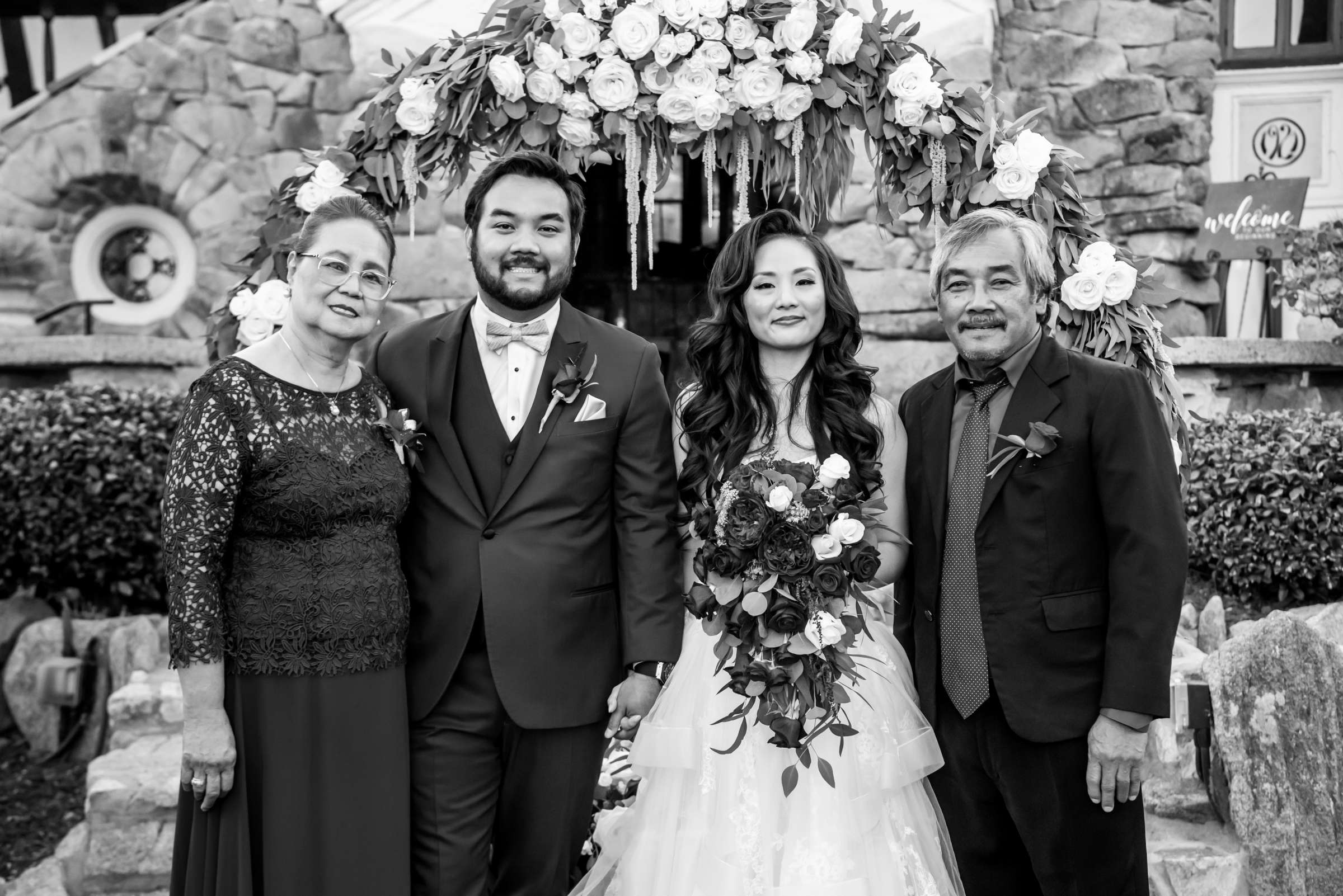 Mt Woodson Castle Wedding coordinated by Personal Touch Dining, Denise and Arbj Wedding Photo #22 by True Photography