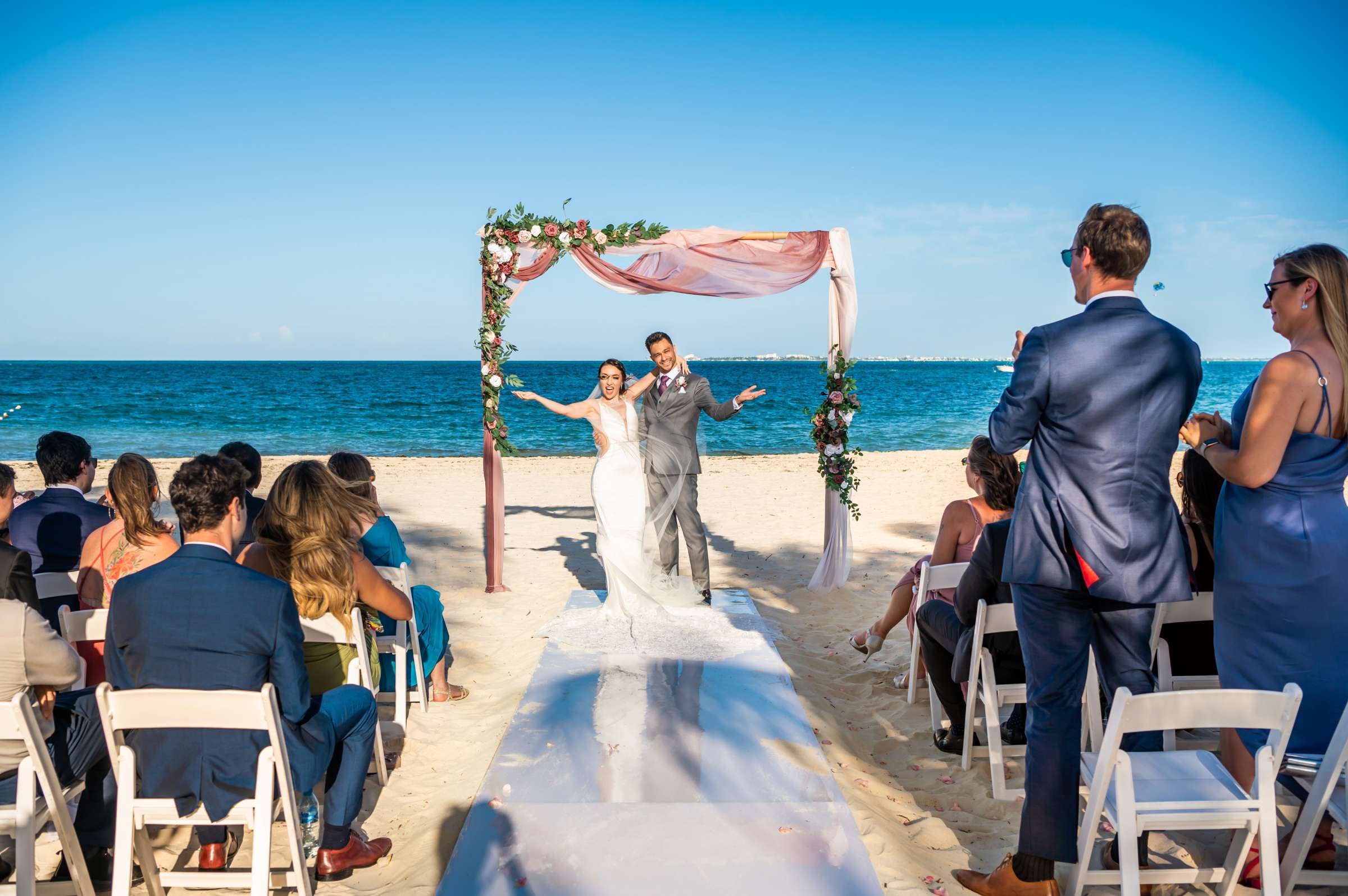 Excellence Playa Mujeres Wedding, Kelsey and Michael Wedding Photo #36 by True Photography