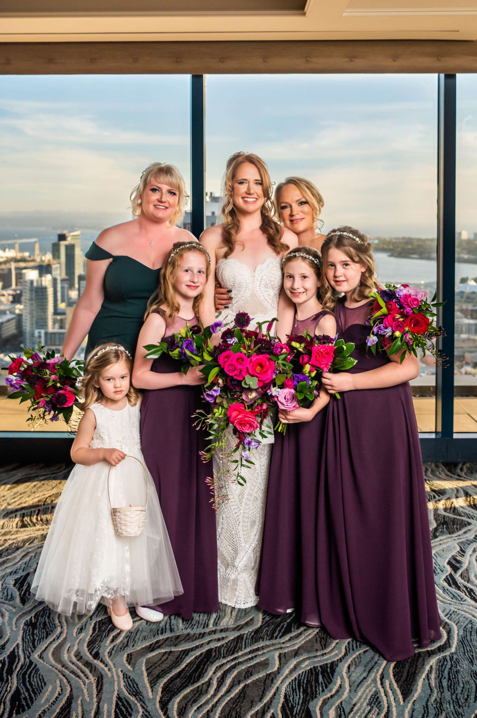 The University Club Atop Symphony Towers Wedding coordinated by Events Inspired SD, Sarah and Joseph Wedding Photo #76 by True Photography